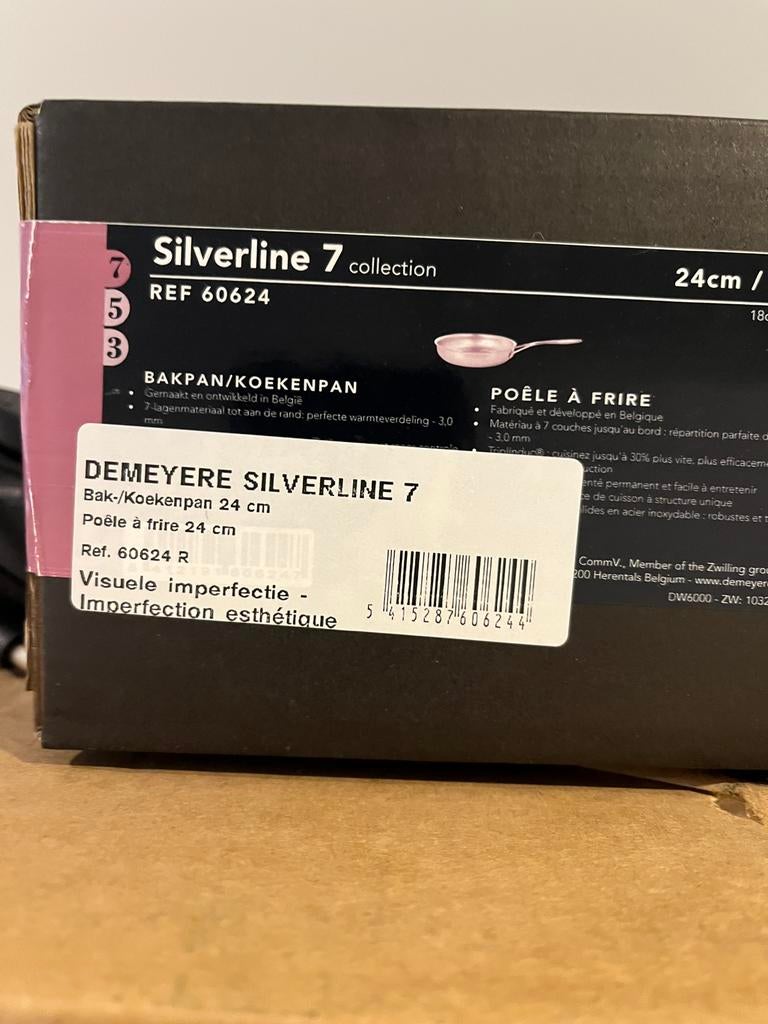 Silver 7 demeyere frying pan, Ophalen, Zo goed als nieuw
