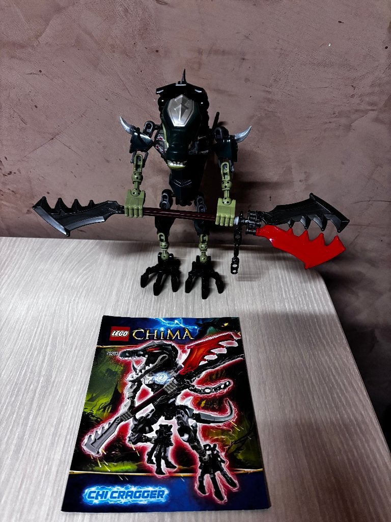 Lego Chima 70200 Chi Cragger volledig met boekje, Overige thema's, Lego, Ophalen of Verzenden, Zo goed als nieuw