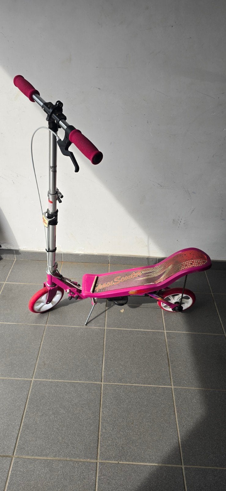 space scooter original x580 (het grootste model), Fietsen en Brommers, Ophalen, Gebruikt, Kickbike, Space scooter