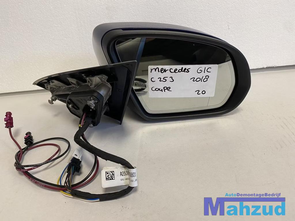 MERCEDES GLC COUPE C253 Blauw rechts spiegel right mirror bl, Autos : Pièces & Accessoires, Mercedes-Benz AG, Mercedes-Benz, Utilisé