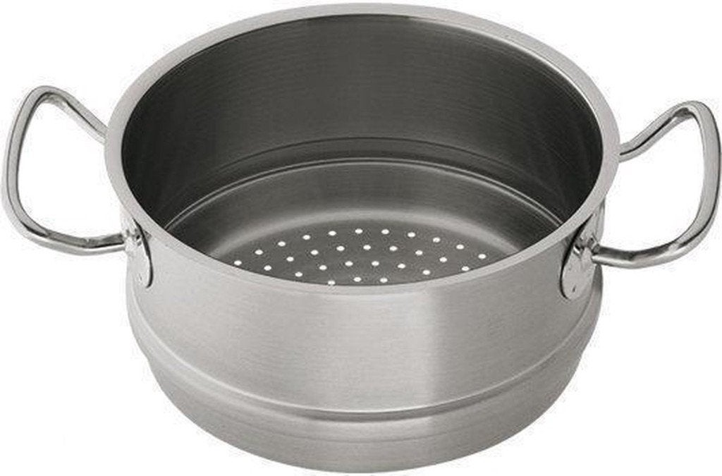 Nieuw | Fissler Profi Inox 18/10 Stoominzet 20cm | 24cm, Inox, Overige typen, Nieuw, Ophalen of Verzenden