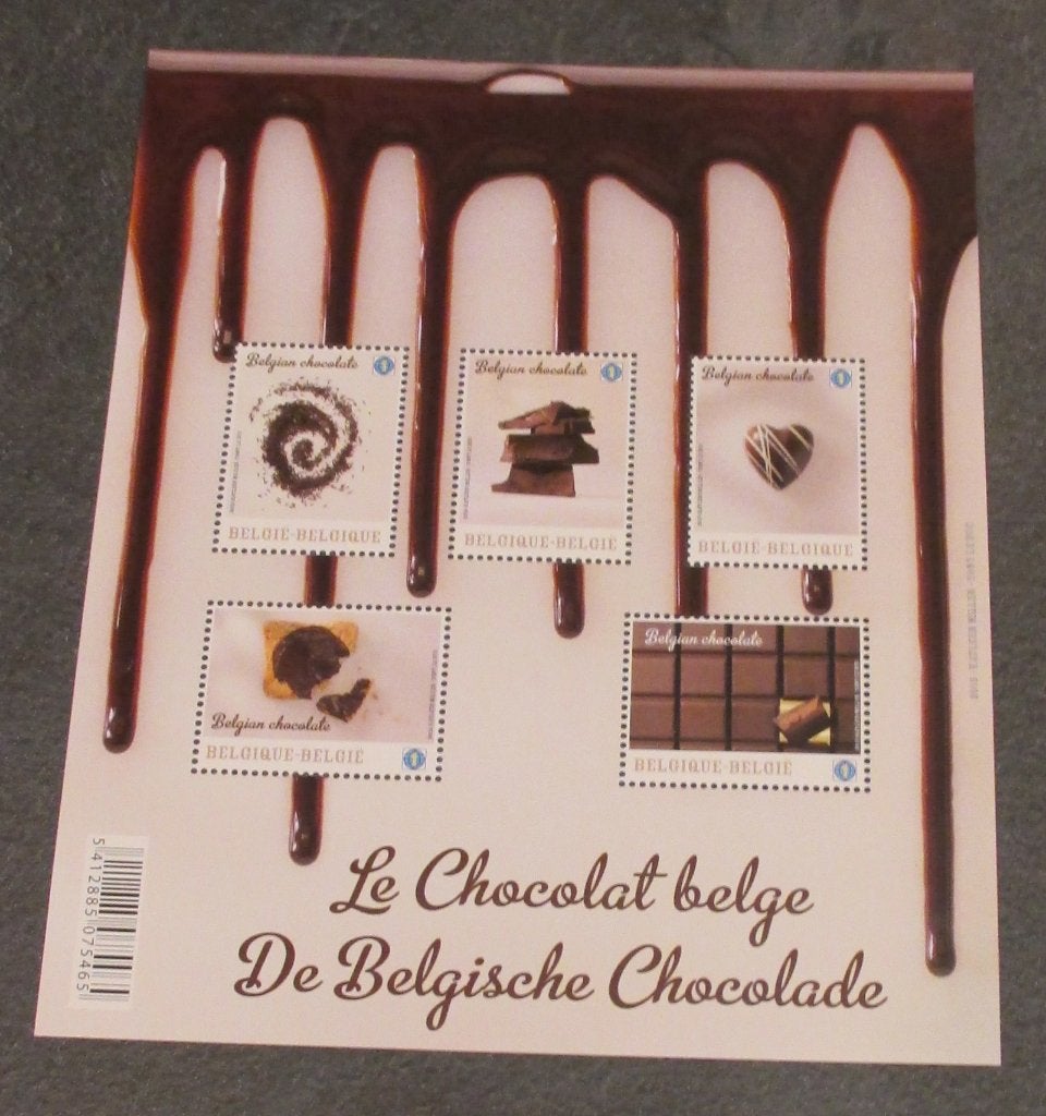 1 blok BL206 de belgische chocolade, Postzegels en Munten, Frankeerzegel, Ophalen of Verzenden, Zonder stempel, Postfris