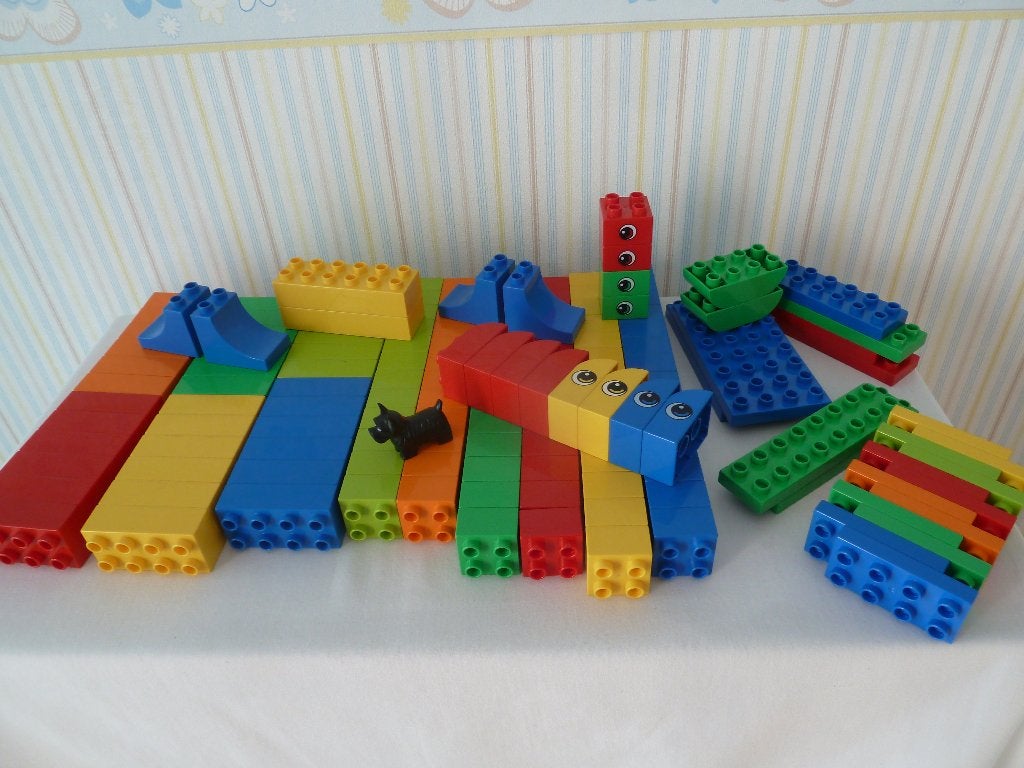 Lego Duplo 155 kleurrijke creatieve blokken, Ophalen of Verzenden, Zo goed als nieuw, Losse stenen, Duplo