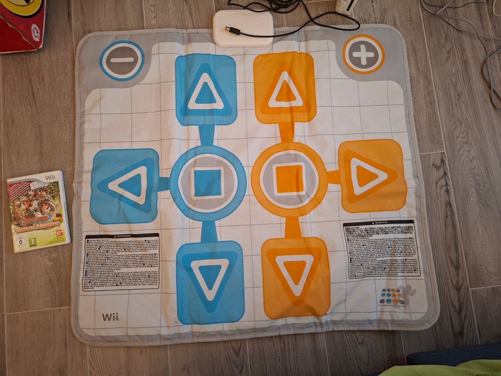 Family trainer: treasure adventure wii met Mat, Games en Spelcomputers, Ophalen, Zo goed als nieuw, Wii, Balance Board of Dansmat