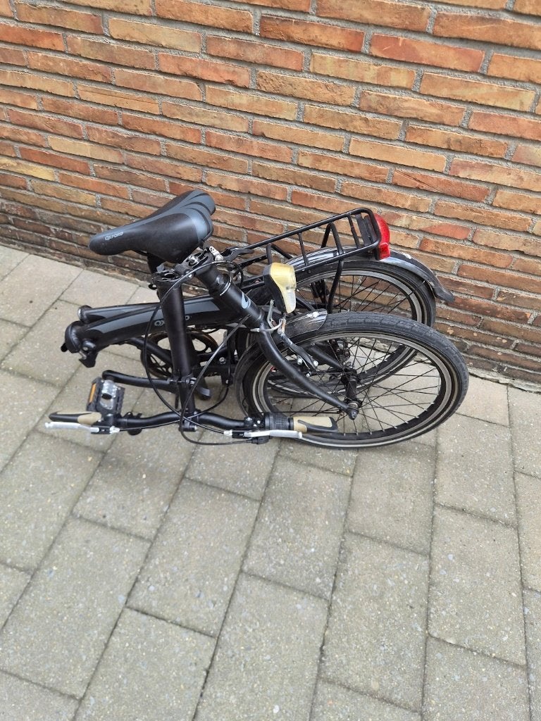 VOUW FIETS VROUWEN EN HEREN, Fietsen en Brommers, Fietsen | Vouwfietsen, Gebruikt, Velgrem, Versnellingen, Dames