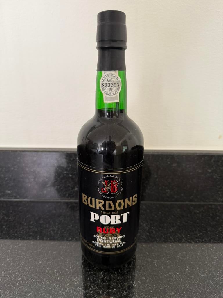 Burdon's Ruby Port - Vintage Kwaliteit, Verzamelen, Wijnen, Ophalen of Verzenden, Nieuw, Port