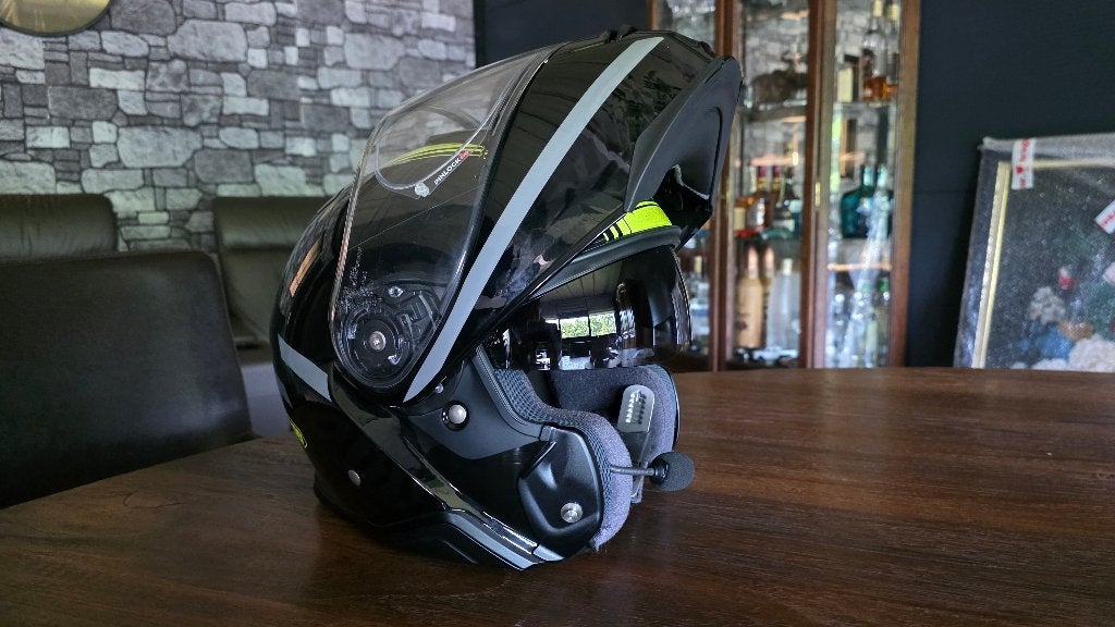 Shoei neotec 2 + sena, Motoren, Kleding | Motorhelmen, Systeemhelm, Heren, Ophalen of Verzenden, Shoei