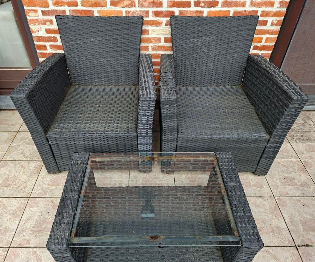 Set de jardin 2 sièges + table - Tarrington House, Jardin & Terrasse, Ensembles de jardin, Salons de jardin, Enlèvement