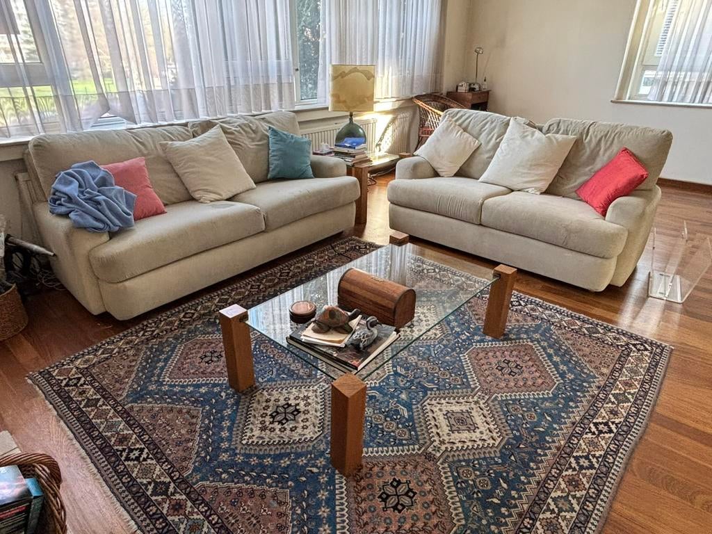 Salon en alcantara, Ophalen, Gebruikt, Overige materialen