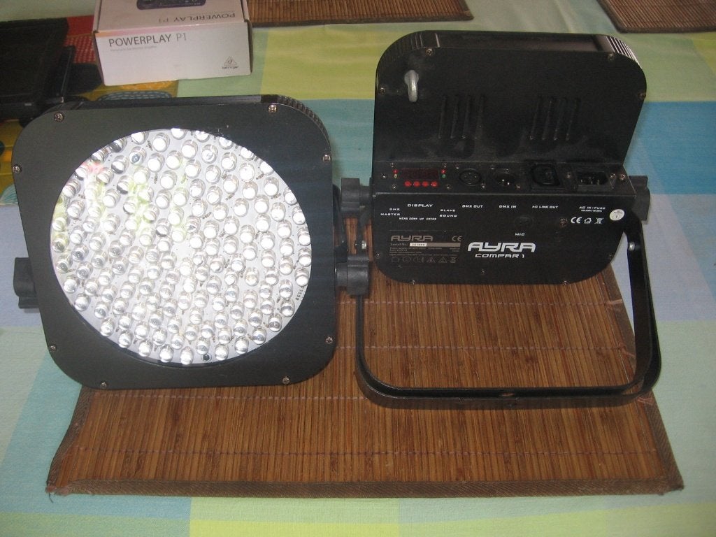 2x Ayra compar 1 zonder kabels , podium verlichting, Muziek en Instrumenten, Licht en Laser, Ophalen, Gebruikt