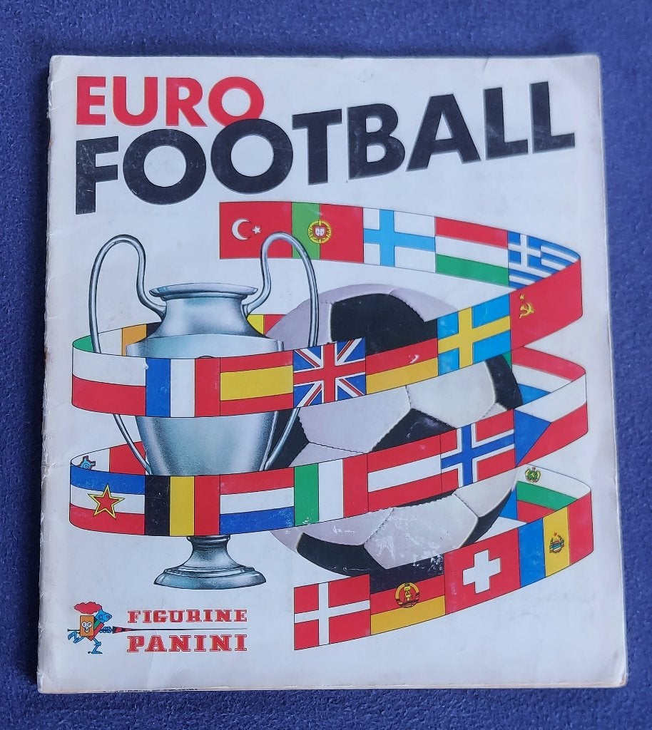 Panini sticker album voetbal ' EK Euro 76 ' -volledig-, Ophalen of Verzenden, Gebruikt, Meerdere stickers