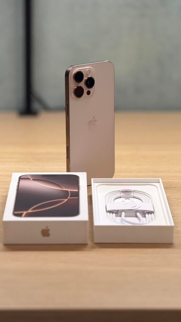 Iphone 16 Pro Max Desert Titanium 256gb, Telecommunicatie, Mobiele telefoons | Apple iPhone, IPhone 16 Pro Max, Zo goed als nieuw