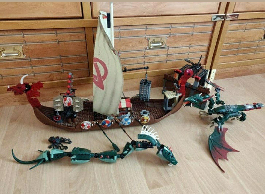 7018 Lego viking boot, Kinderen en Baby's, Speelgoed | Duplo en Lego, Ophalen of Verzenden, Lego