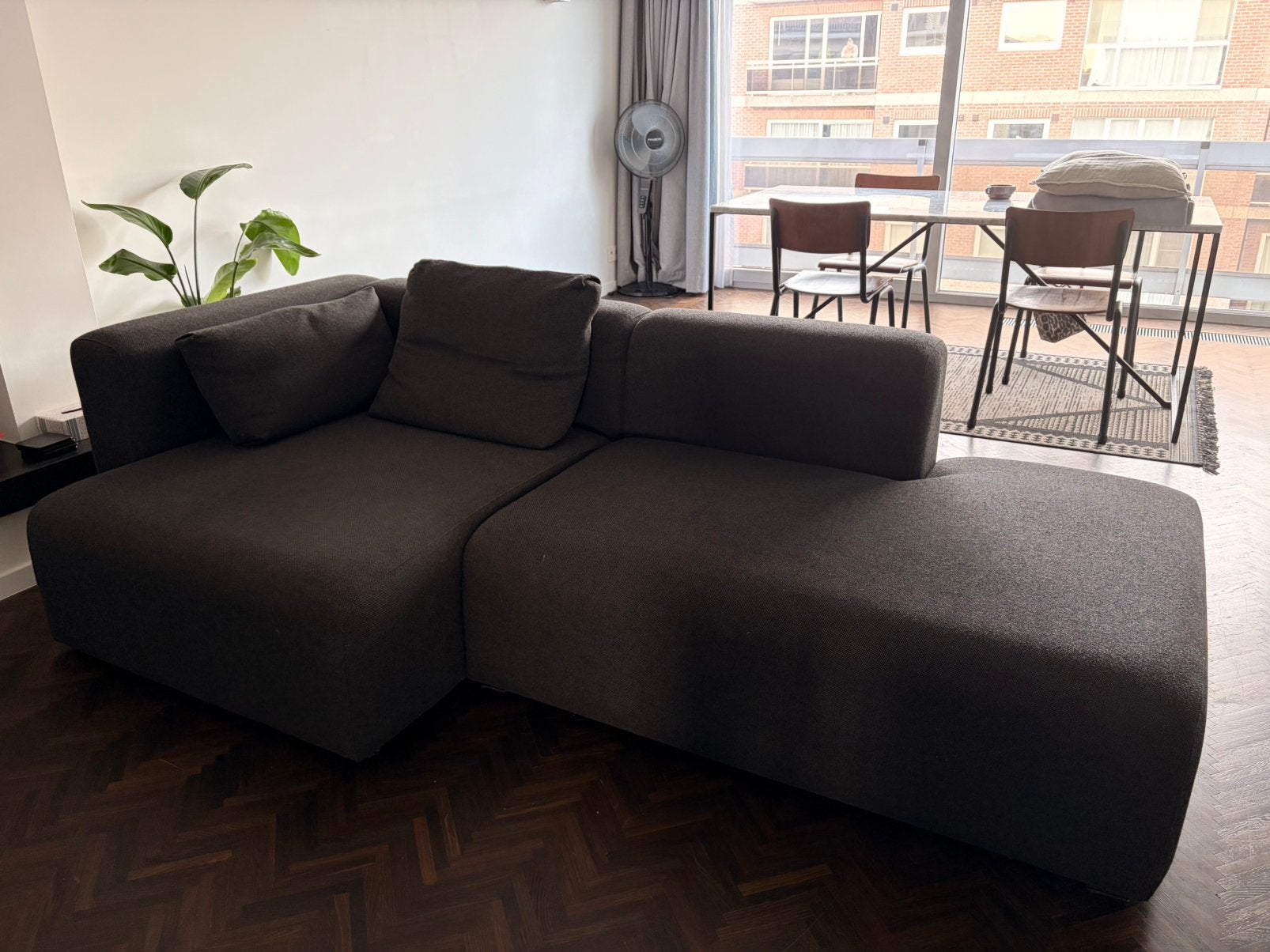 Prachtige hay mags sofa, Ophalen, 100 tot 125 cm, Tweepersoons, Zo goed als nieuw