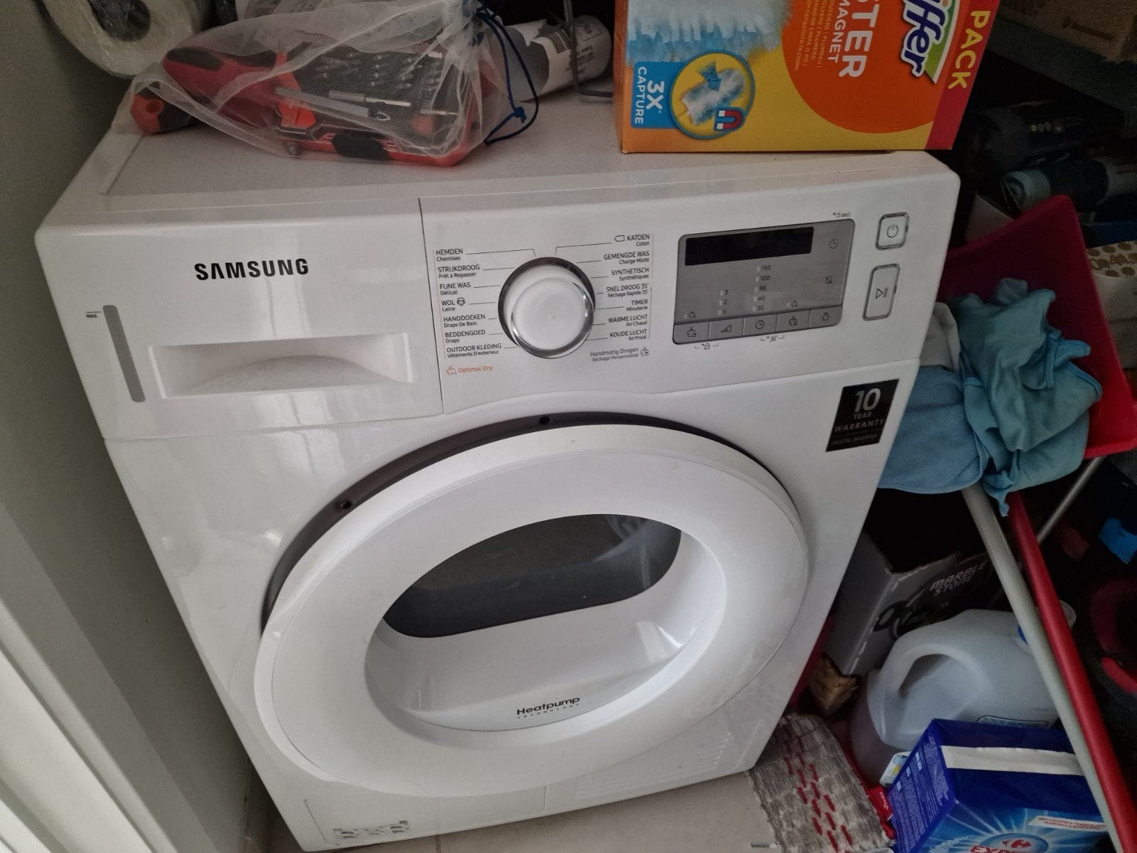 Sèche-linge Samsung, Enlèvement