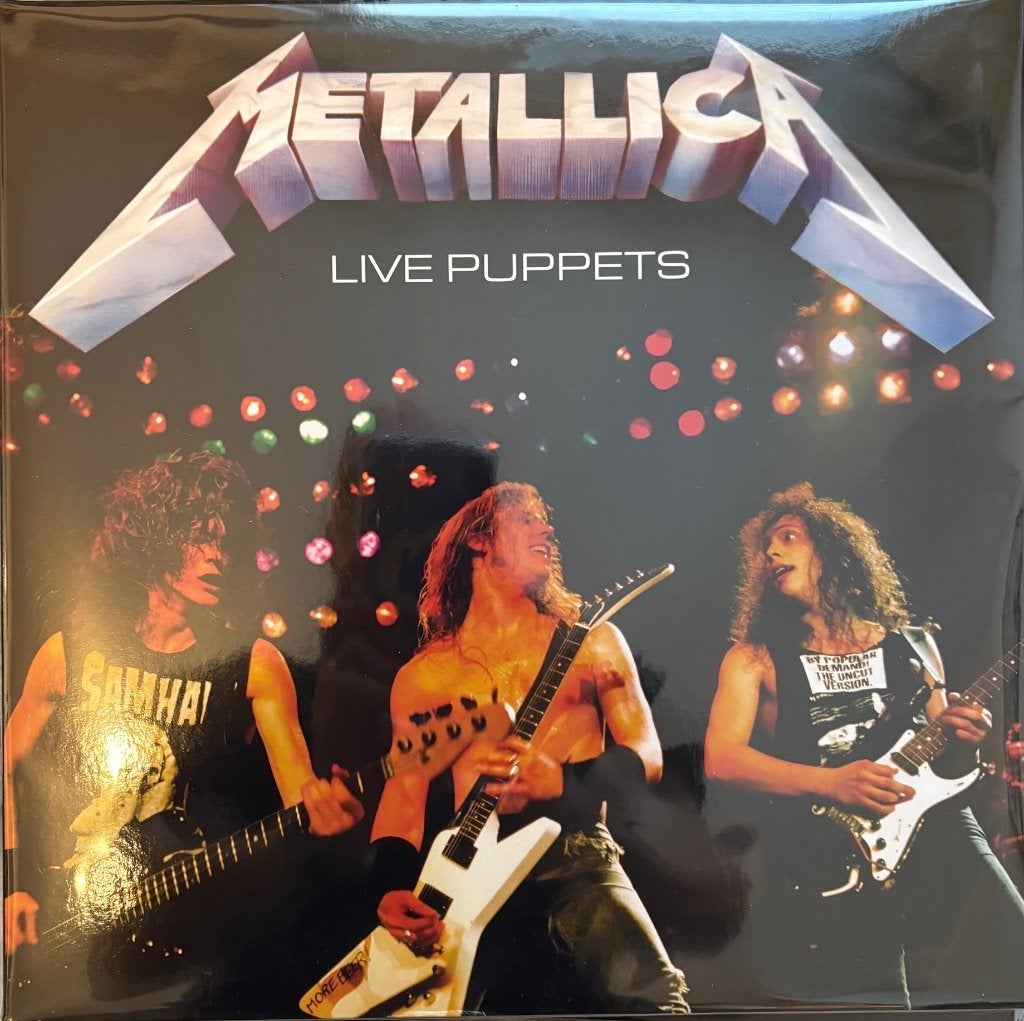 Metallica - Live puppets 2 x Vinyl + poster + tourbook, Cd's en Dvd's, Vinyl | Hardrock en Metal, Inclusief poster, Ophalen of Verzenden