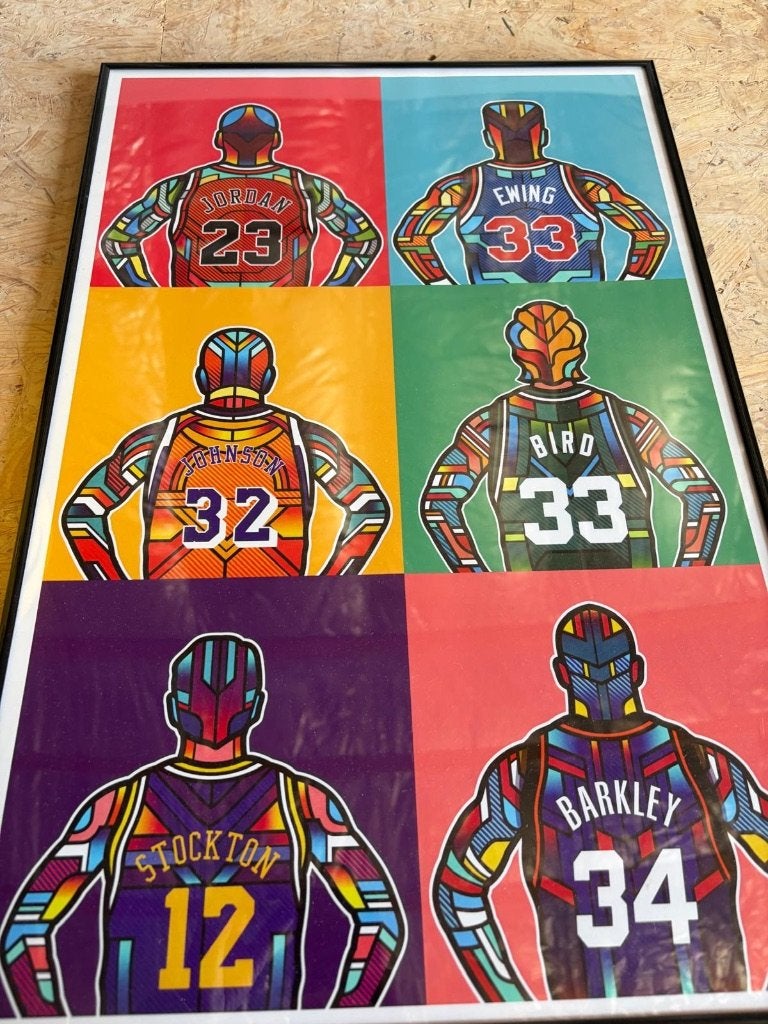 Ingelijste NBA kader, Ophalen, Rechthoekig Staand, Met lijst, Nieuw