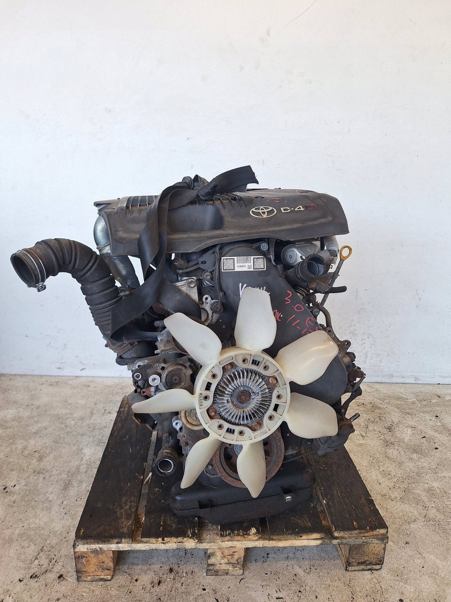 Moteur 1KDFTV Complet TOYOTA HILUX, Envoi, Utilisé, Daihatsu