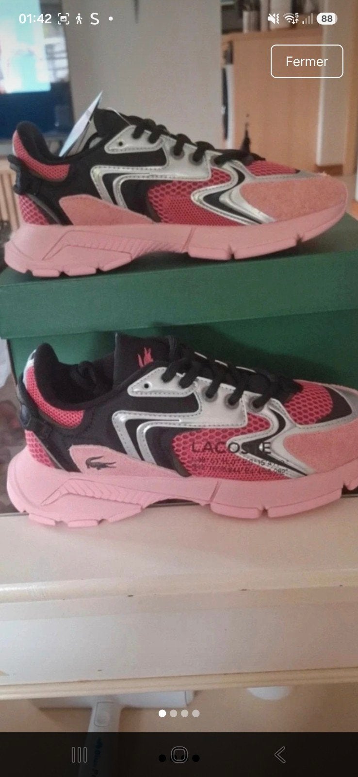 bascket Lacoste, Sports & Fitness, Basket, Enlèvement ou Envoi, Neuf, Chaussures