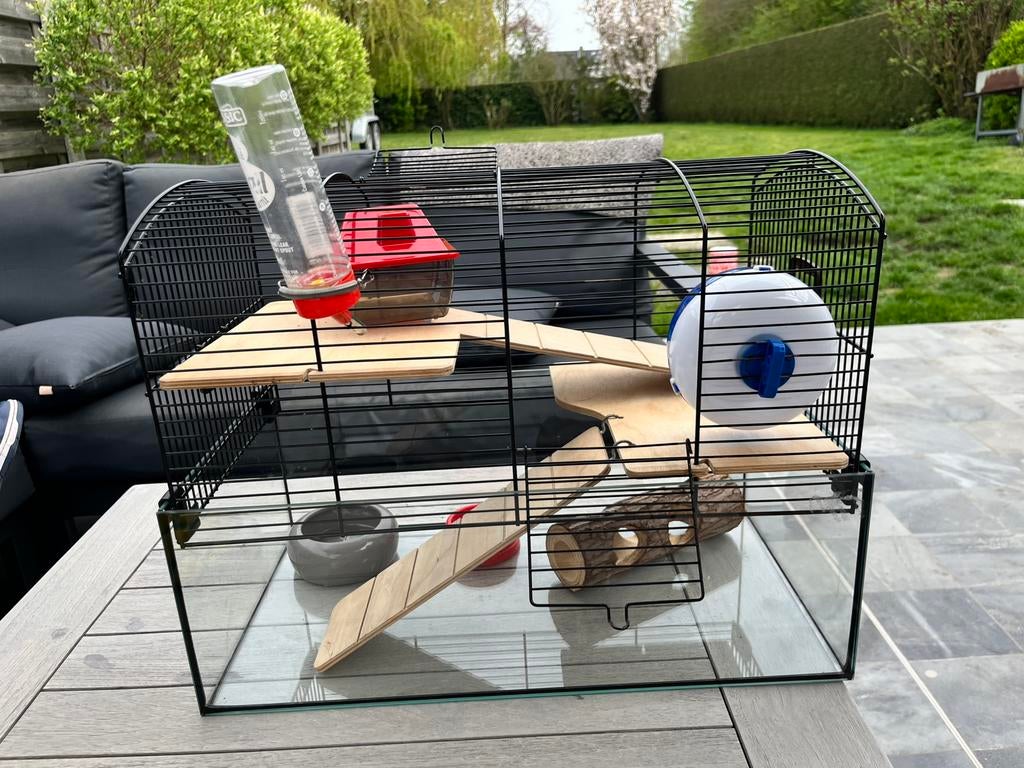 Hamster kooi, Kooi, Minder dan 75 cm, Zo goed als nieuw, Muis