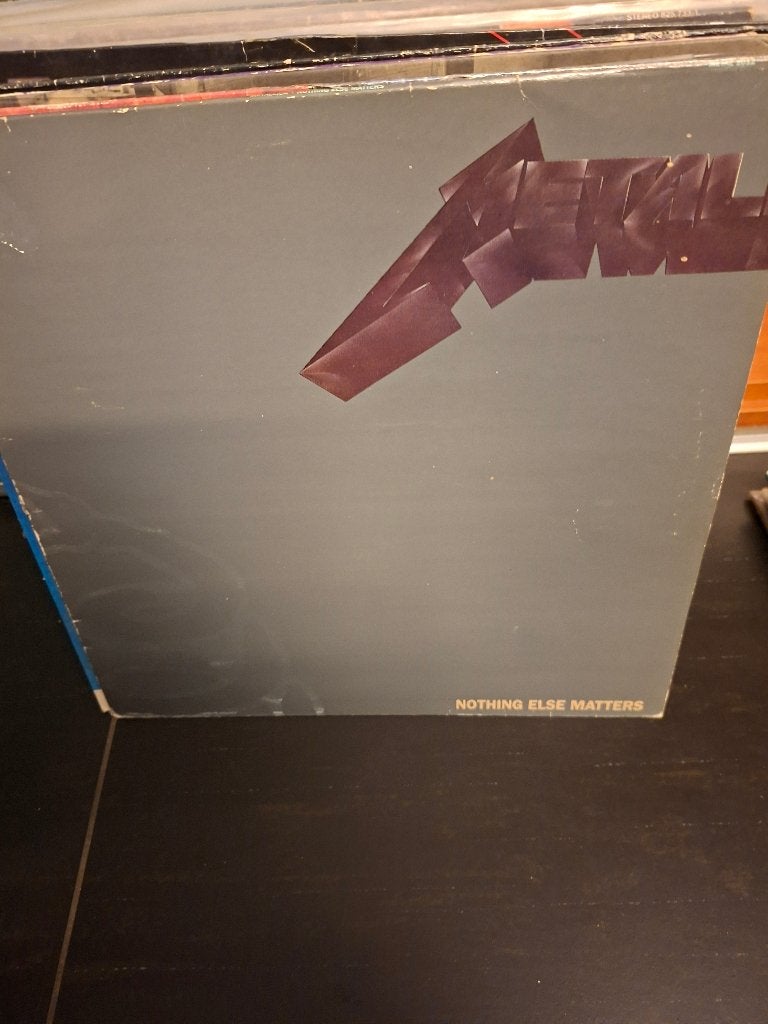 12" - metallica - nothing else matters - bak 6, Gebruikt, Ophalen of Verzenden, Heavy metal, 12 inch