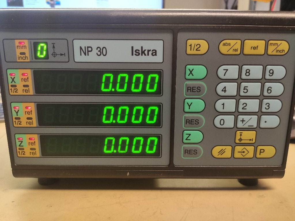 DIGITAL POSITION READOUT SYSTEM Iskra TELA NP30, Enlèvement ou Envoi, Utilisé, Distance