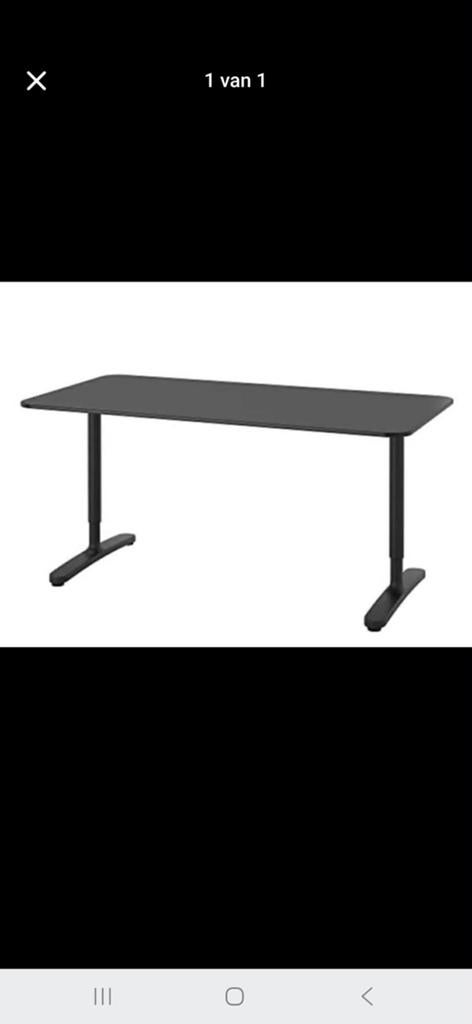 Bureau ikea, Ophalen, Zo goed als nieuw, IKEA, Zwart