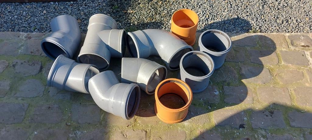 Pvc hulpstukken dia 160 mm, Ophalen, PVC
