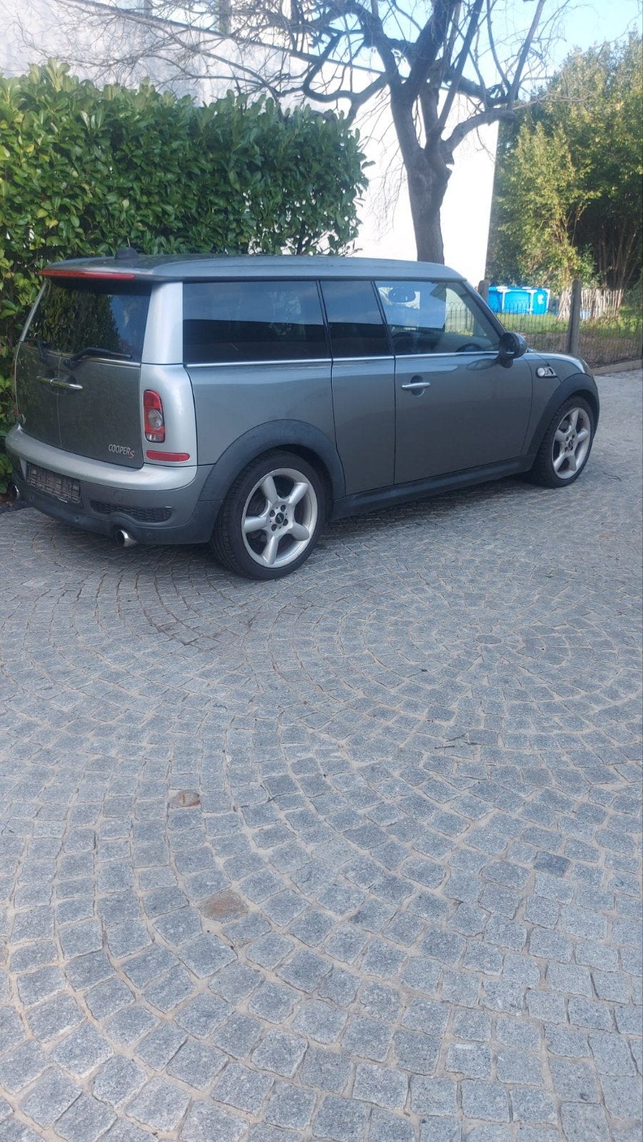 Mini Cooper 1.6S turbo 163 pk, Autos, Cuir, Argent ou Gris, 5 portes, Break