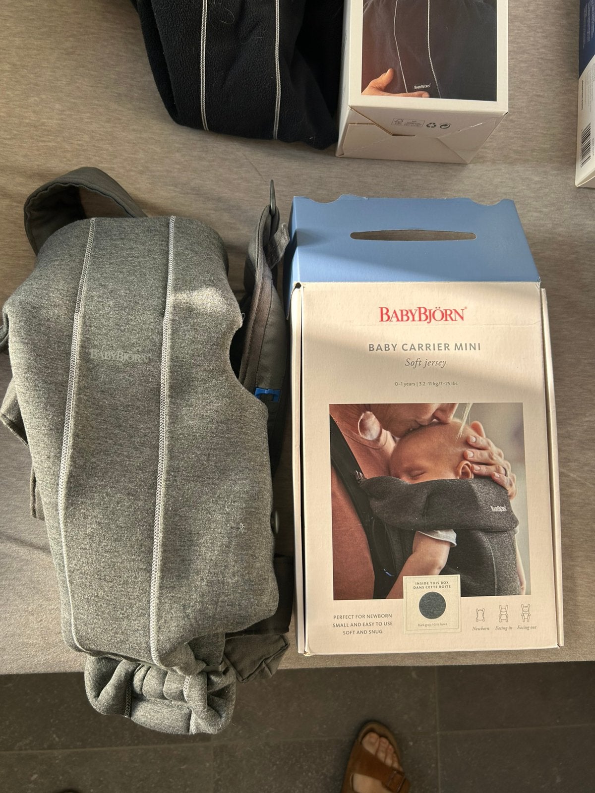 Draagzak plus regenwindzak babybjorn, Kinderen en Baby's, Babydragers en Draagdoeken, Ophalen, Zo goed als nieuw, Draagzak