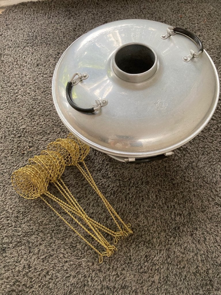Caquelon à fondue chinoise avec ses 10 épuisettes, Electroménager, Fondue, Enlèvement, Comme neuf, Service à fondue