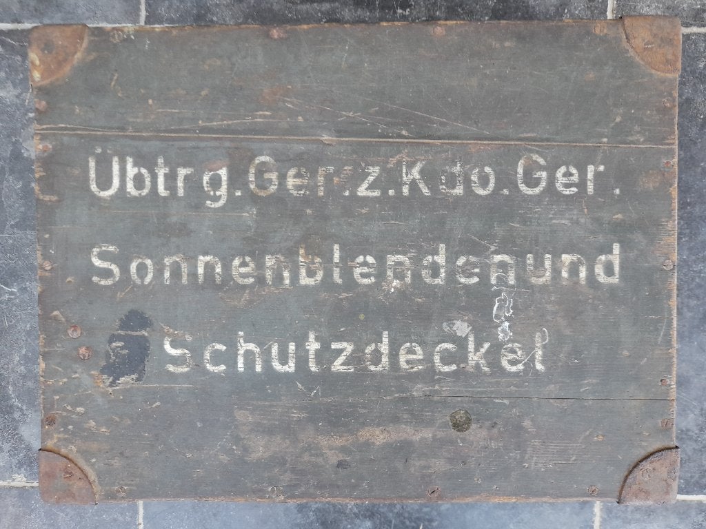 militaria - wo2 -(E) duits - transportkist., Ophalen