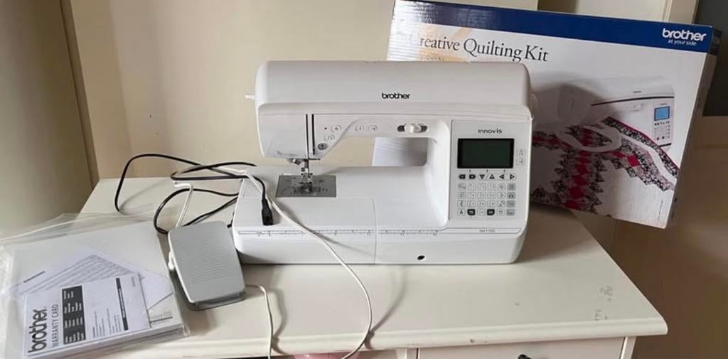Naaimachine en quiltset Brother, Hobby en Vrije tijd, Ophalen, Zo goed als nieuw, Naaimachine, Brother