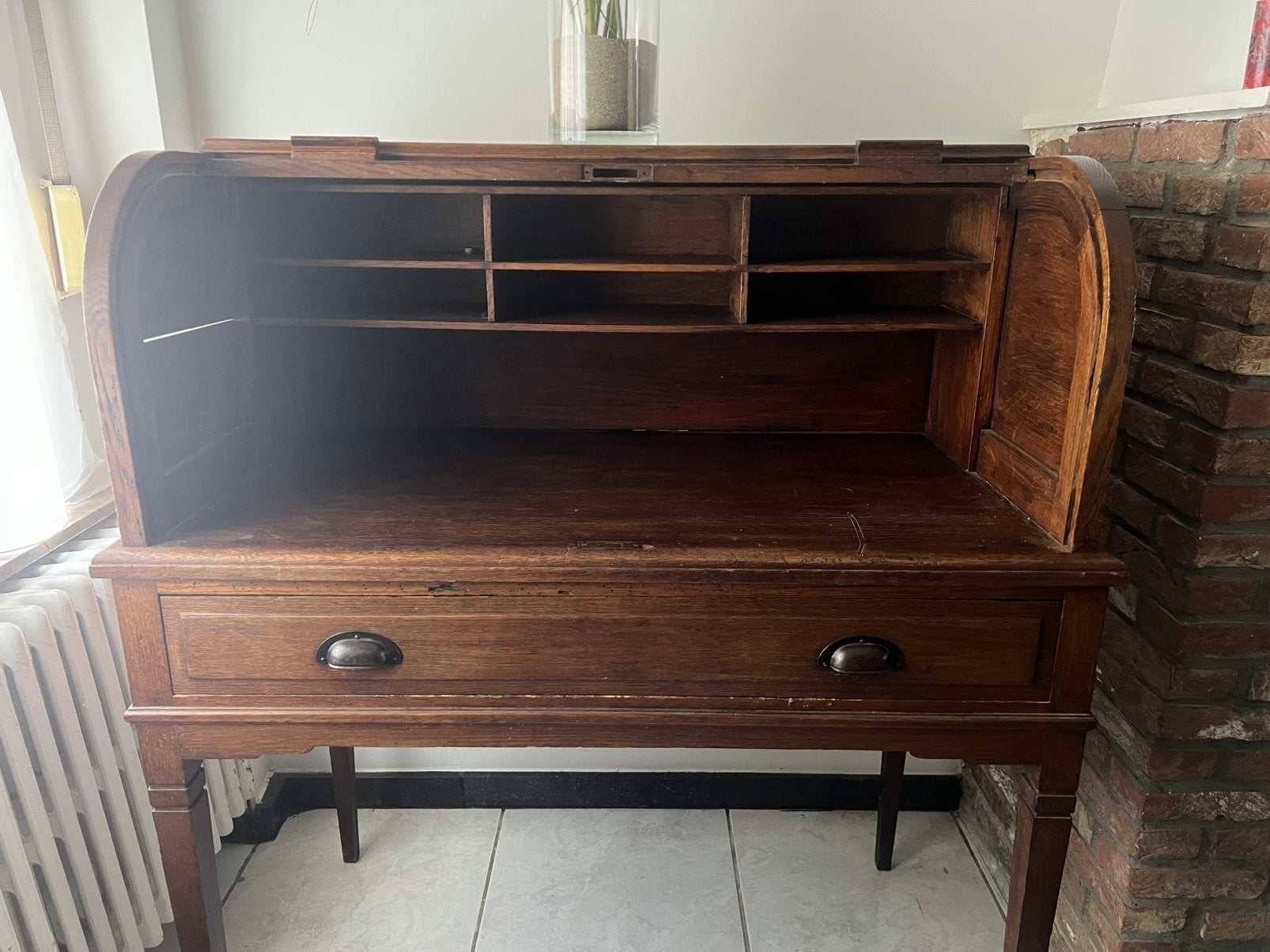 Gordijndeursecretaris, Ophalen, Gebruikt, Vintage