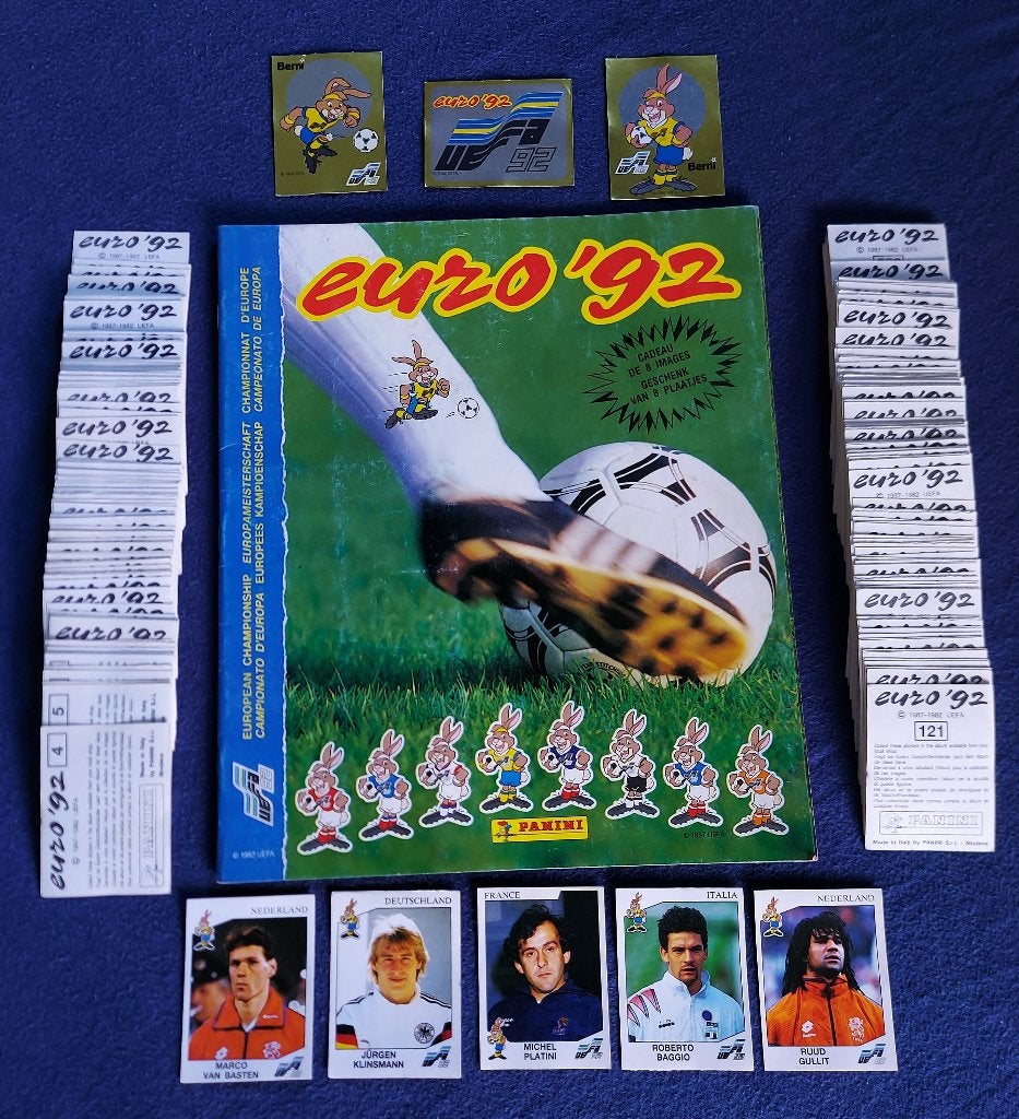 Panini album ' Euro 1992 leeg album + alle losse stickers ', Enlèvement ou Envoi, Neuf, Plusieurs autocollants
