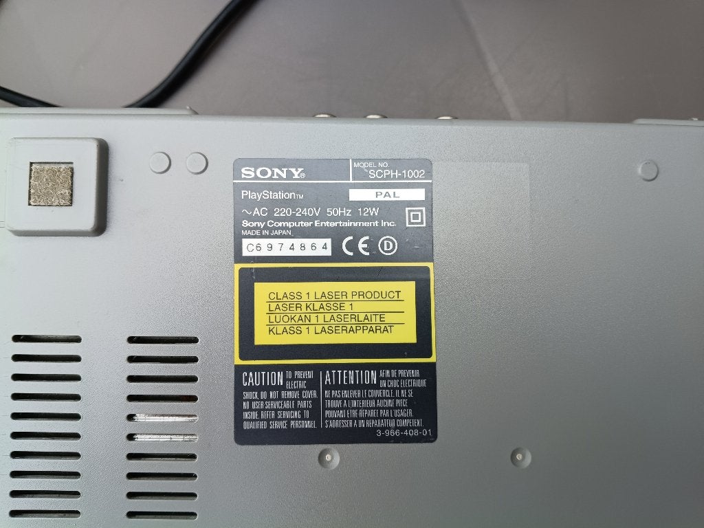 PlayStation 1-serie scph1002, Games en Spelcomputers, Spelcomputers | Sony PlayStation 1, Ophalen, Gebruikt, Met 2 controllers