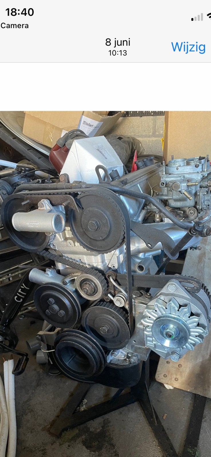 Projet de restauration de la Fiat 124 Spider BJ 1978, Enlèvement, Utilisé
