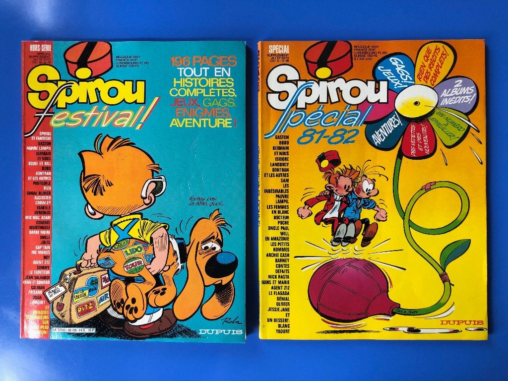 Spirou Festival ! + Spirou Spécial 81-82 HS 1981, Plusieurs BD, Comme neuf, Enlèvement, Collectif