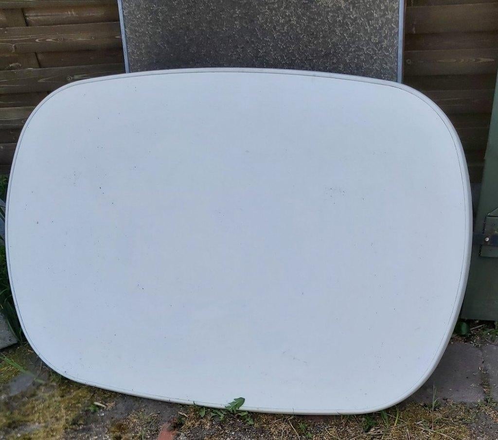 Tuintafel, Jardin & Terrasse, Tables de jardin, Enlèvement, Utilisé, Ovale, Plastique