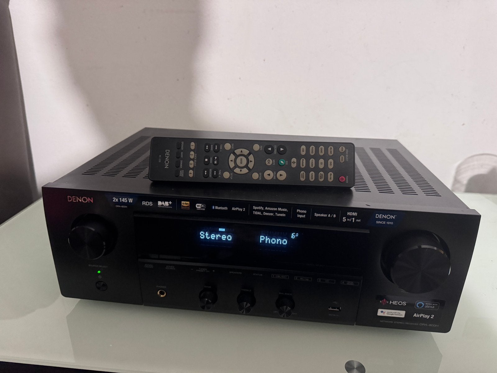 Denon DRA 800H, Audio, Tv en Foto, Versterkers en Ontvangers, Ophalen of Verzenden, Zo goed als nieuw, Denon