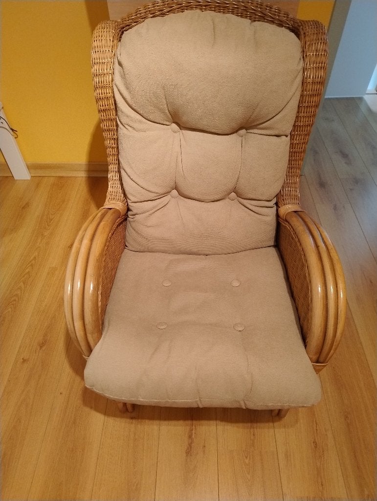 Zetel, Ophalen, Minder dan 75 cm, Hout, Zo goed als nieuw