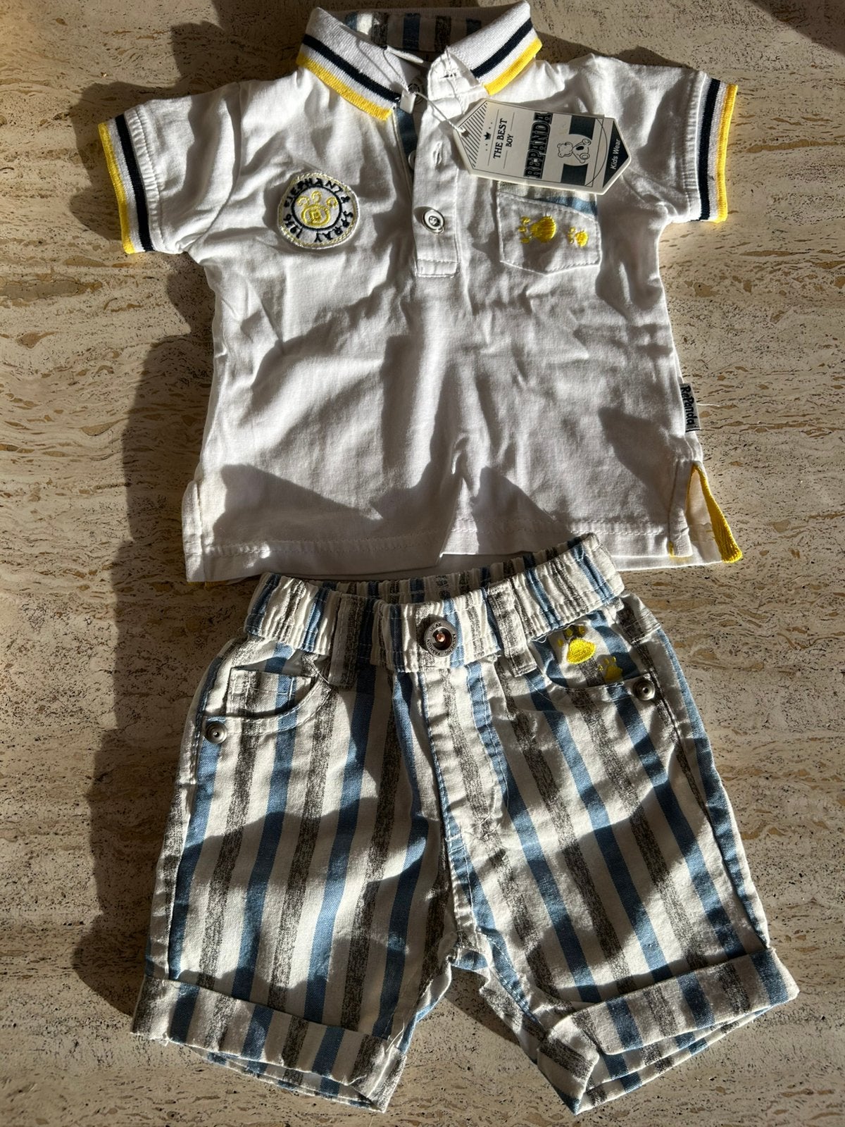 Babyset voor de zomer, Kinderen en Baby's, Babykleding | Maat 68, Ophalen, Nieuw, Setje