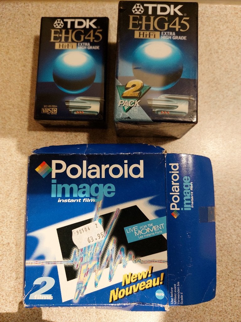 Polaroid Image & TDK EHG45    µz, Enlèvement, Polaroid, Polaroid