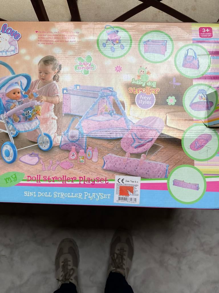 Bedje en relax voor popje, Kinderen en Baby's, Ophalen, Zo goed als nieuw