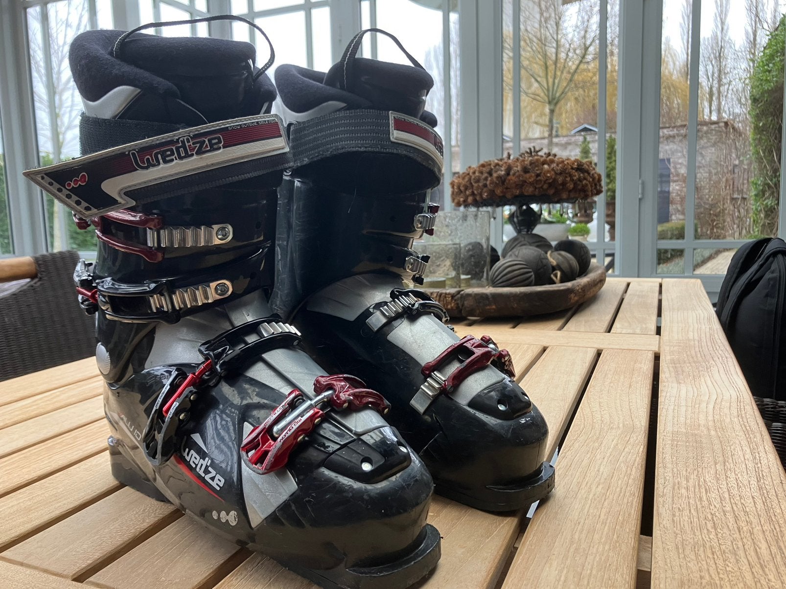 Skibotten Wed’ze, maat 43-44, Sport en Fitness, Skiën en Langlaufen, Gebruikt, Schoenen, Ski, Ophalen