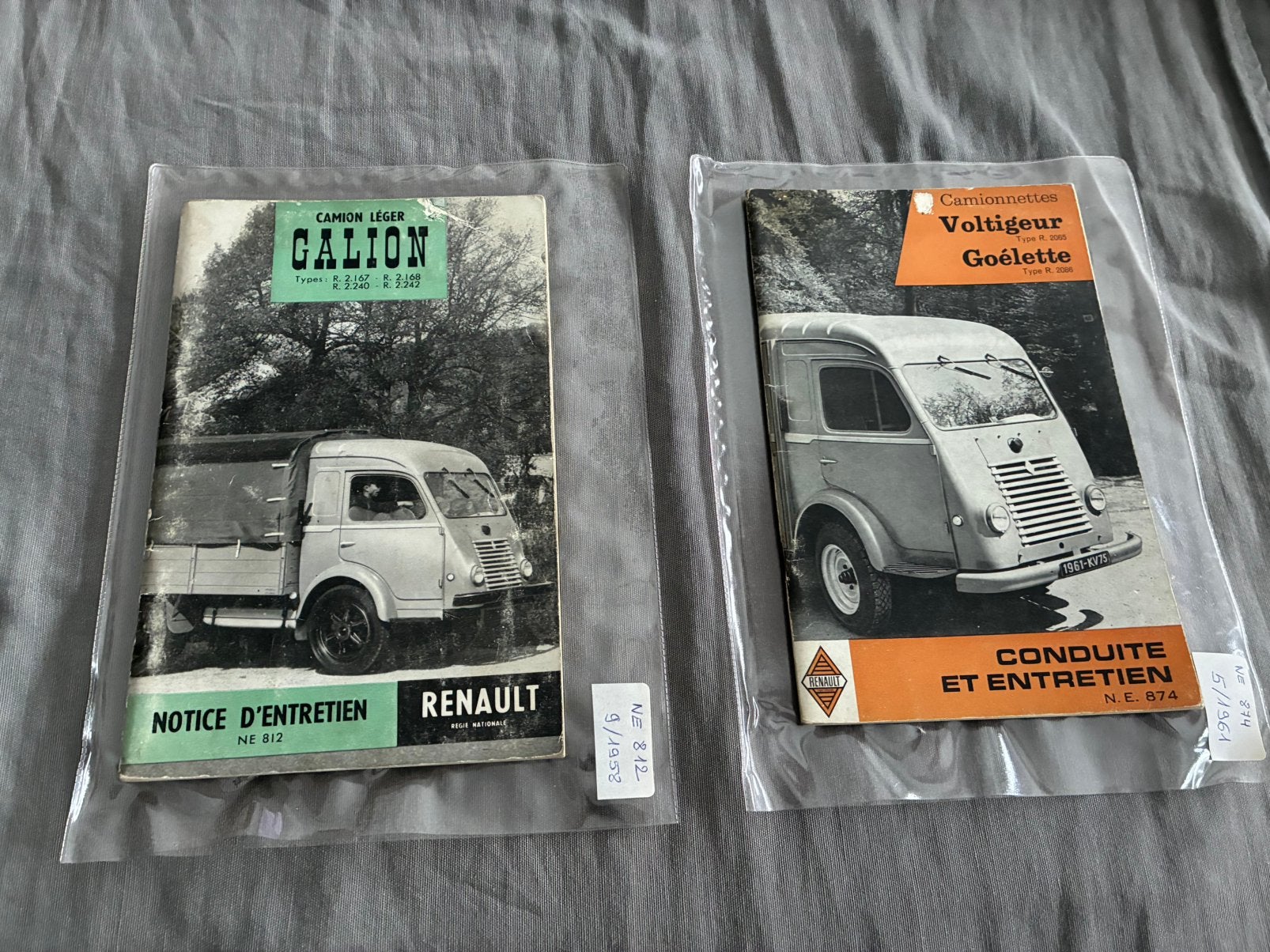 notice d'entretien guide technique Renault goélette galion, Ophalen