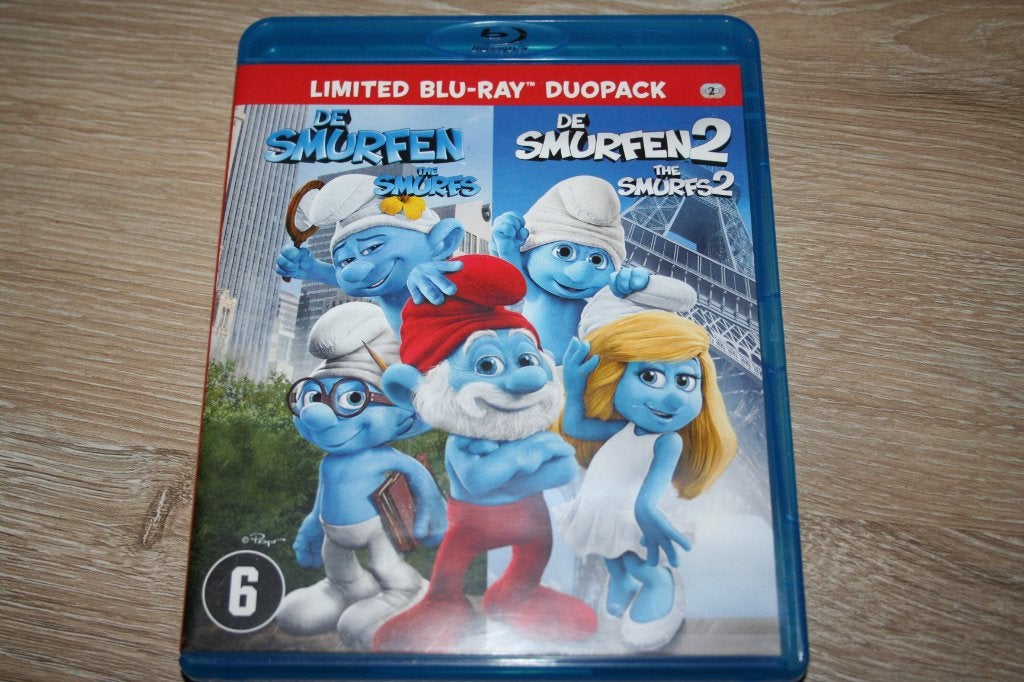 blu ray de smurfen 1 en 2, CD & DVD, Enlèvement ou Envoi, Comme neuf, Blu-ray, Tous les âges