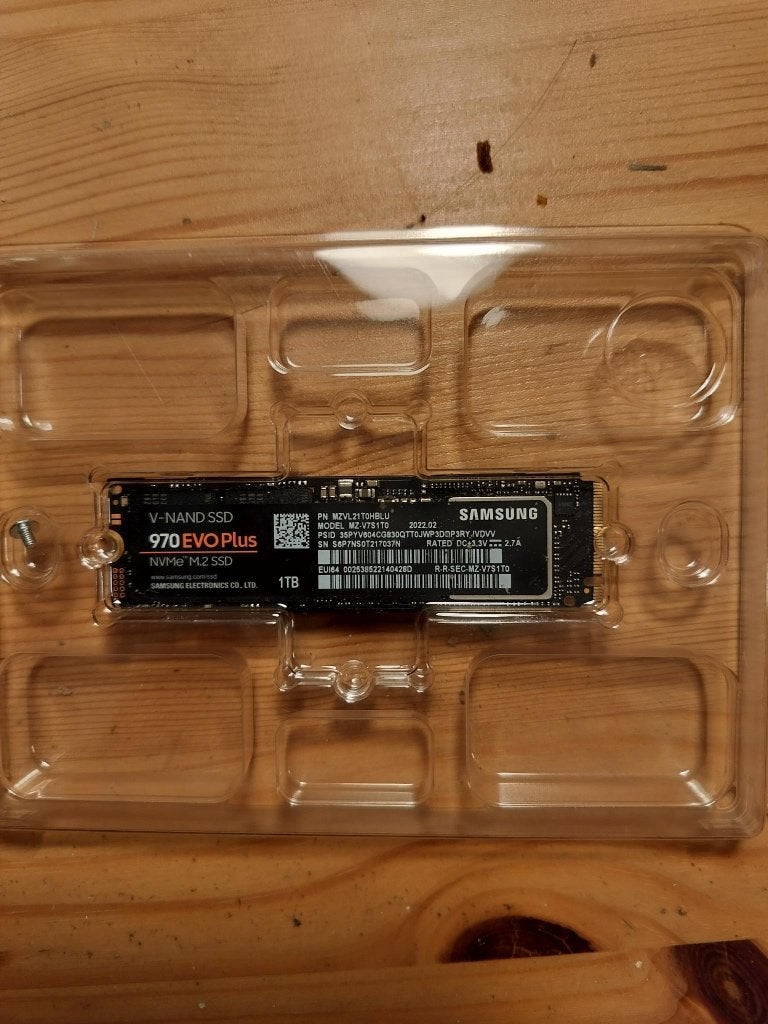 Samsung evo plus 970 1tb ssd in goede staat, Intern, SSD, Ophalen of Verzenden, Zo goed als nieuw