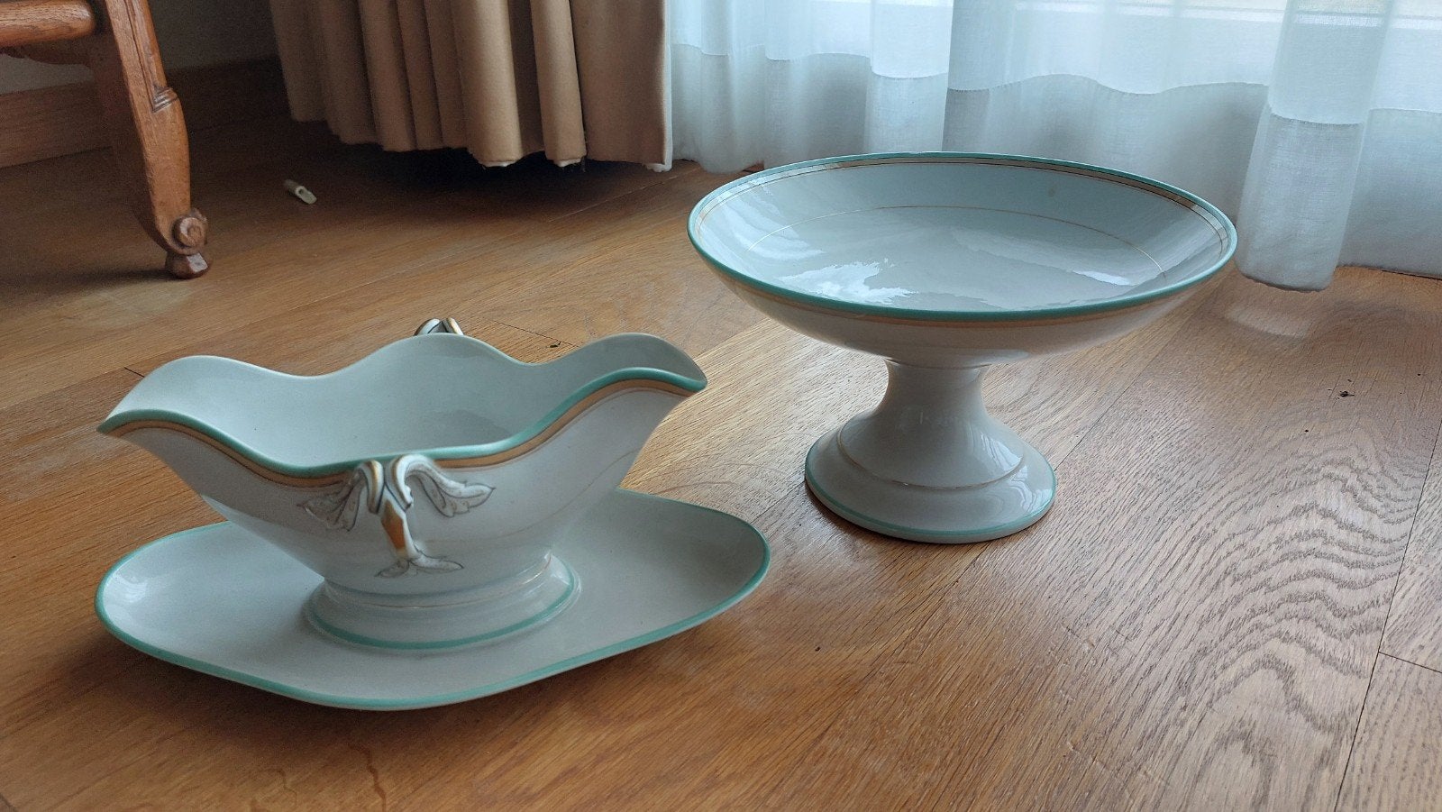 set porselein, Ophalen, Zo goed als nieuw, Porselein, Kop en/of schotel
