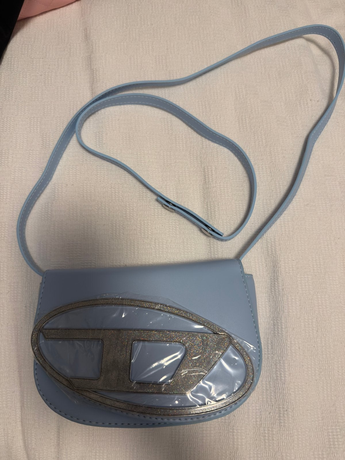 Sac à main Diesel bleu clair, Bijoux, Sacs & Beauté, Enlèvement ou Envoi, Neuf, Bleu, Autres marques